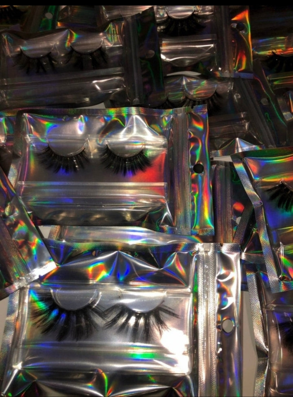 Wholesale Mink Lashes(Holographic Packaging)