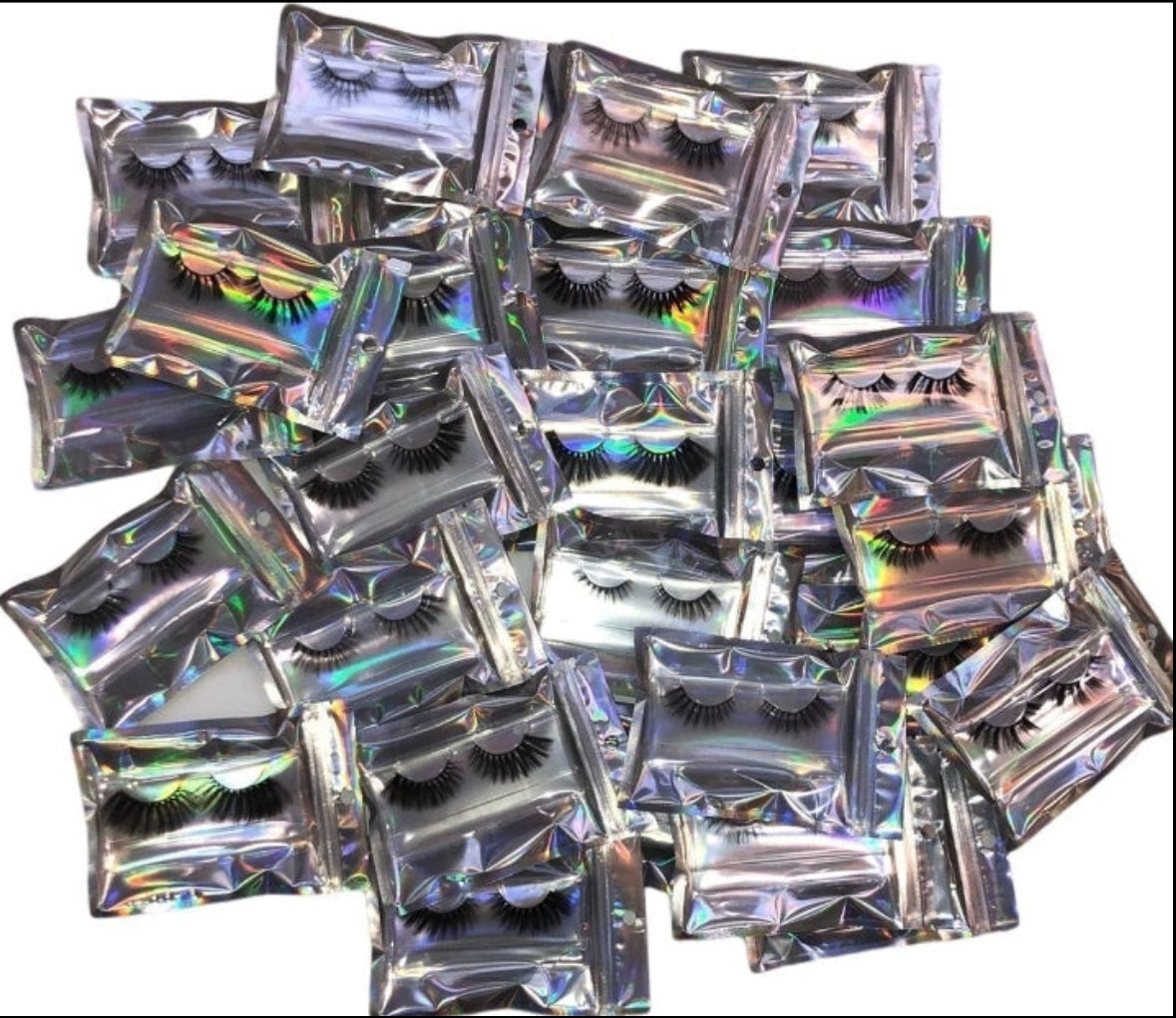 Wholesale Mink Lashes(Holographic Packaging)