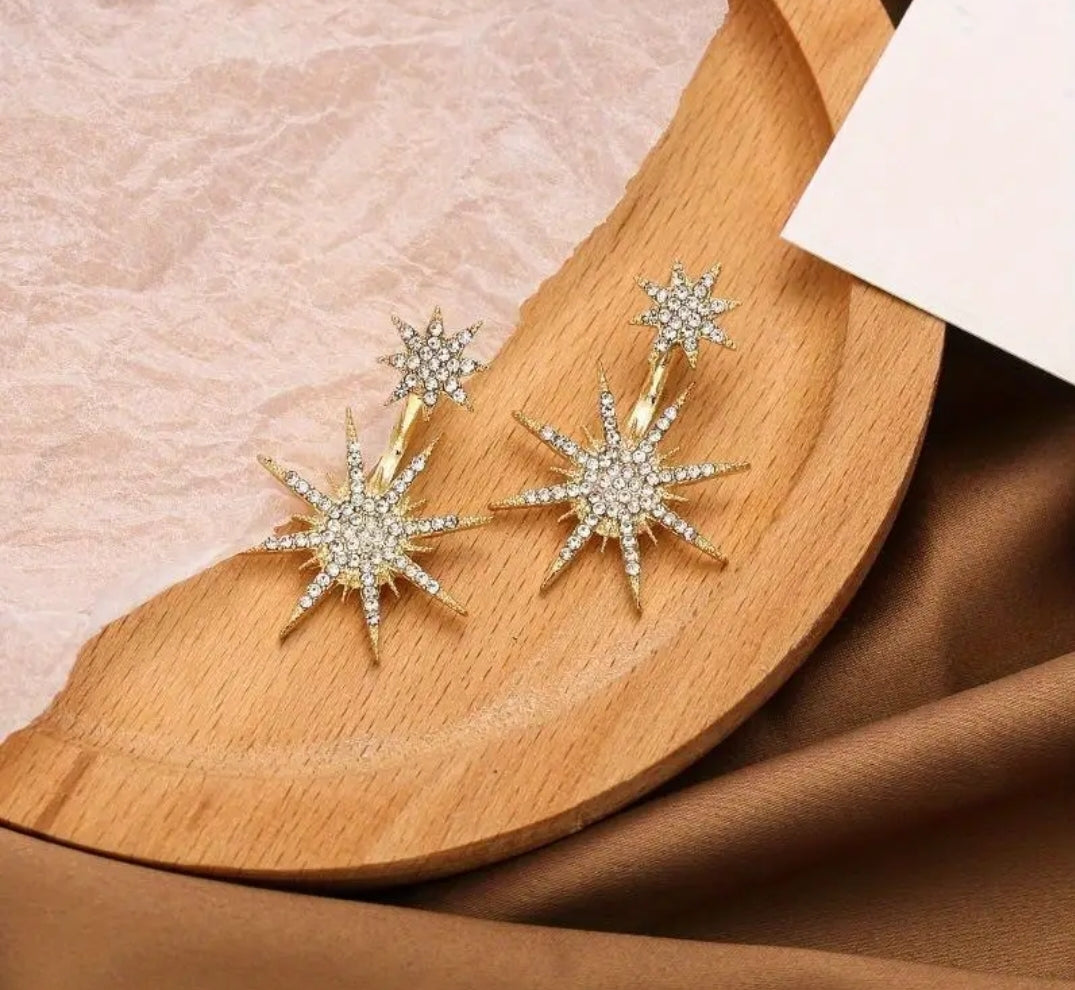 Snowflake Drop Earrings