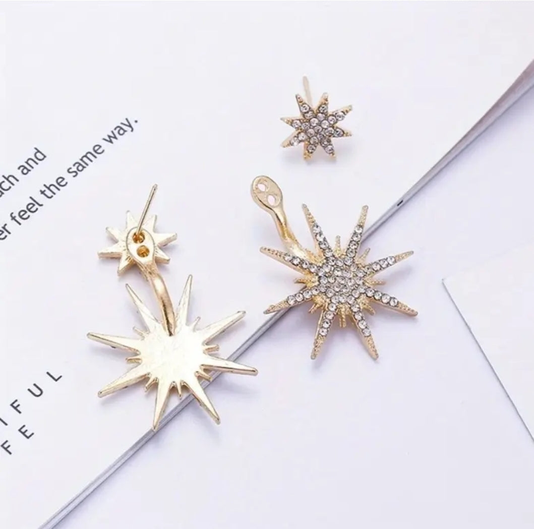 Snowflake Drop Earrings