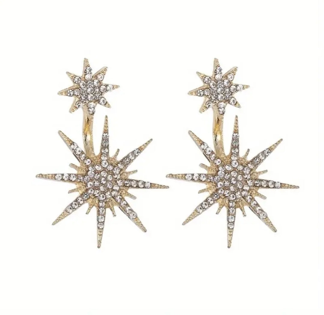 Snowflake Drop Earrings